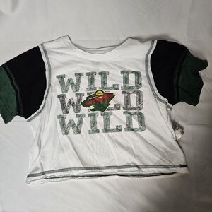 NHL Minnesota Wild Short Sleeve Tee Kids‎ Medium 7/8